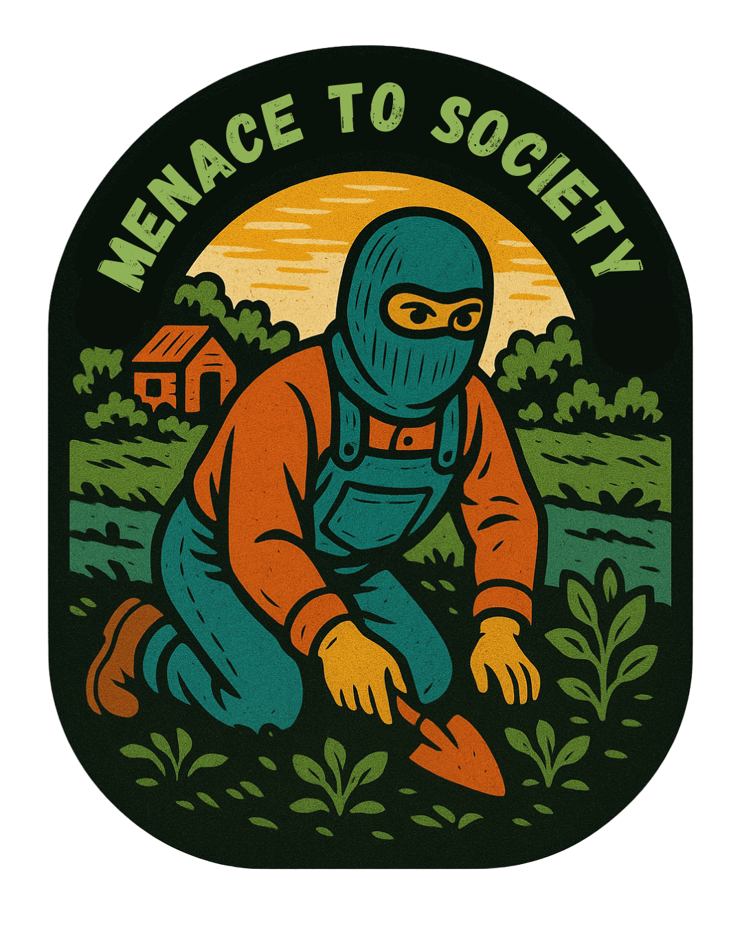 Menace to Society Sticker – Gardening Revolution