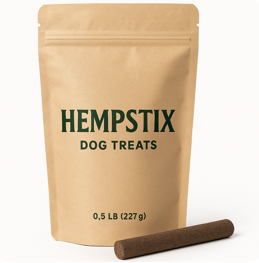 HempStix™ – Cold-Pressed Hemp Dog Treats 🐾